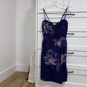 Roxy Blue Floral Dress Size M